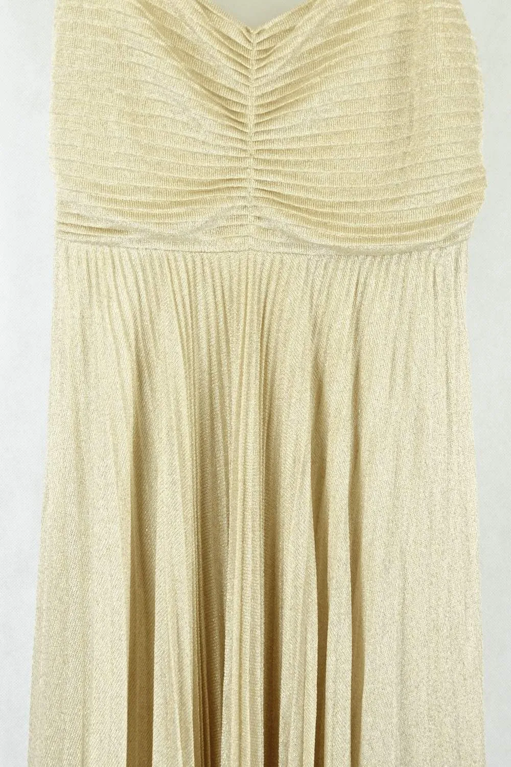 Calvin Klein Gold Cocktail Dress 8