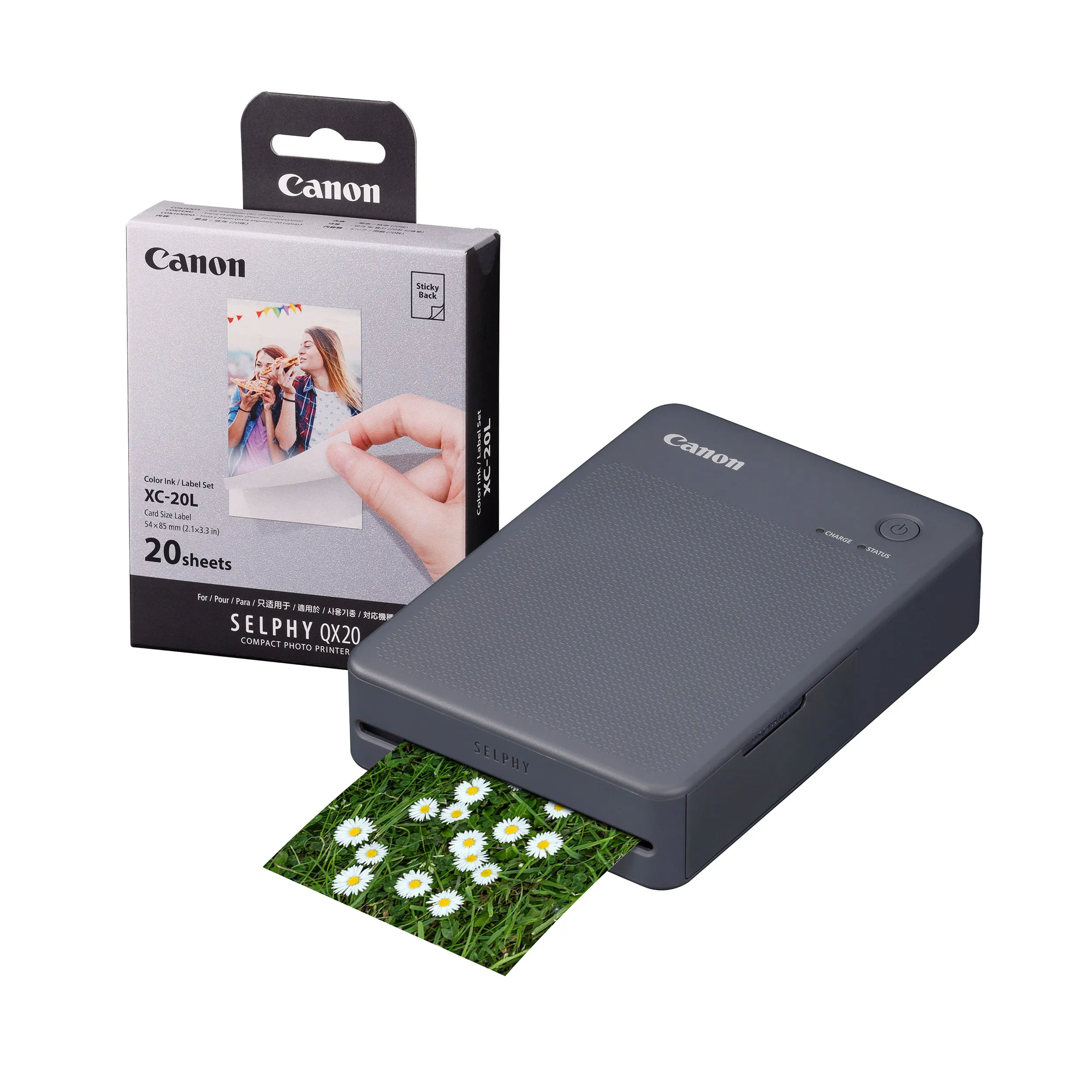 Canon Selphy QX20 Instant Photo Printer - Dark Grey