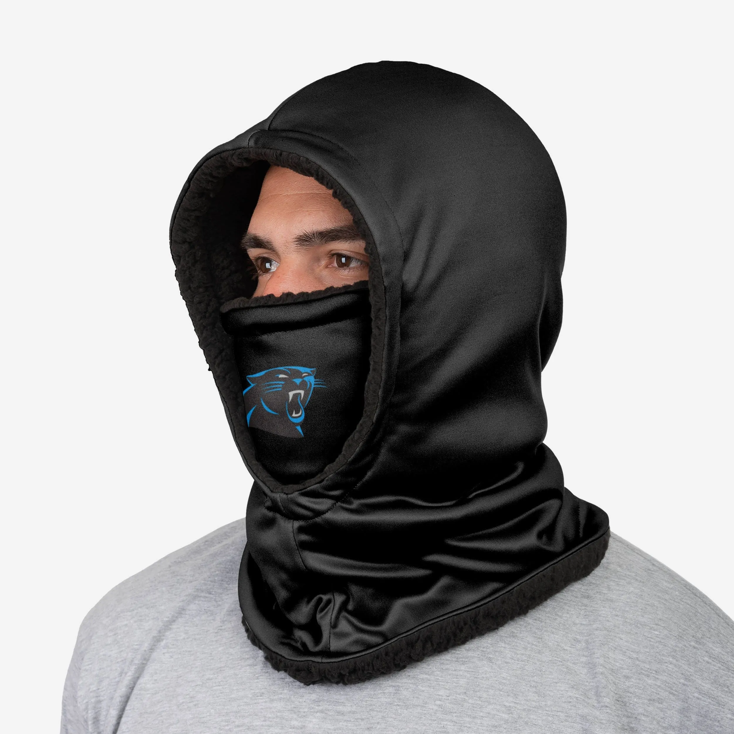 Carolina Panthers Black Hooded Gaiter