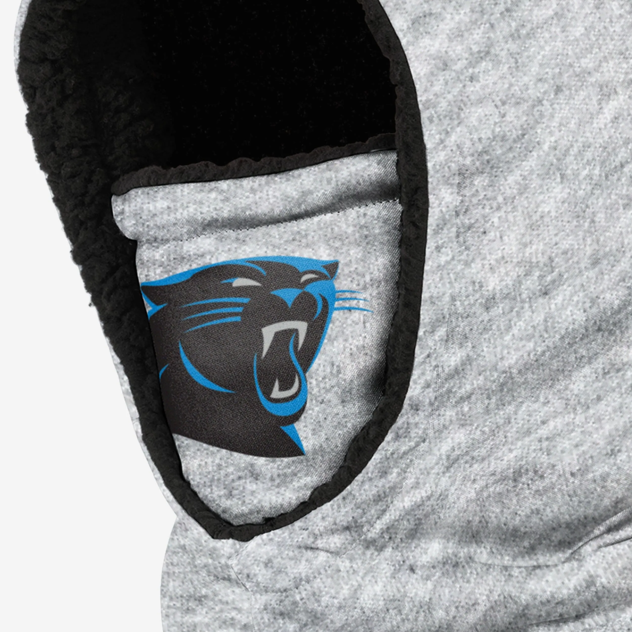 Carolina Panthers Heather Grey Big Logo Hooded Gaiter