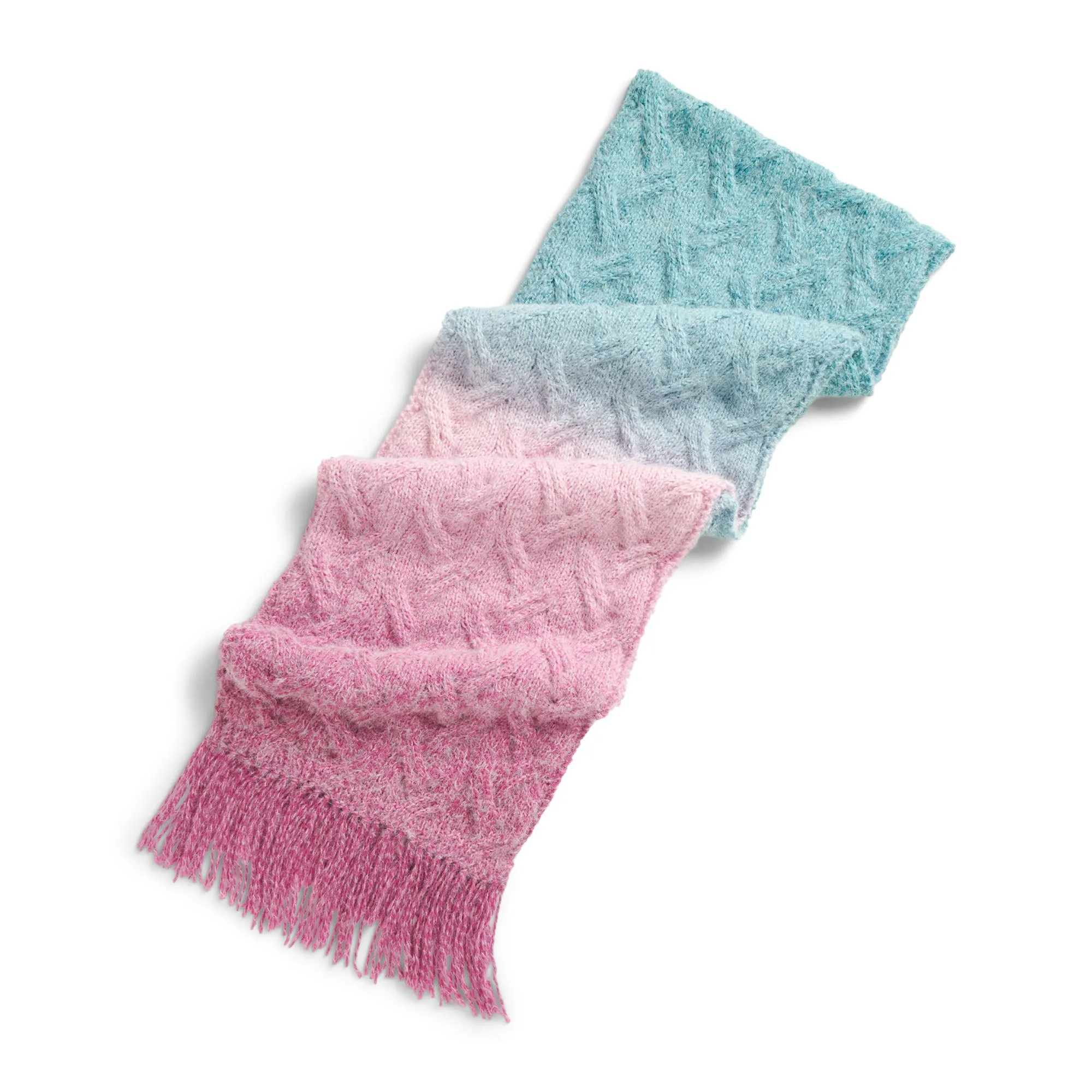 Caron Tuck Cables Big Knit Scarf