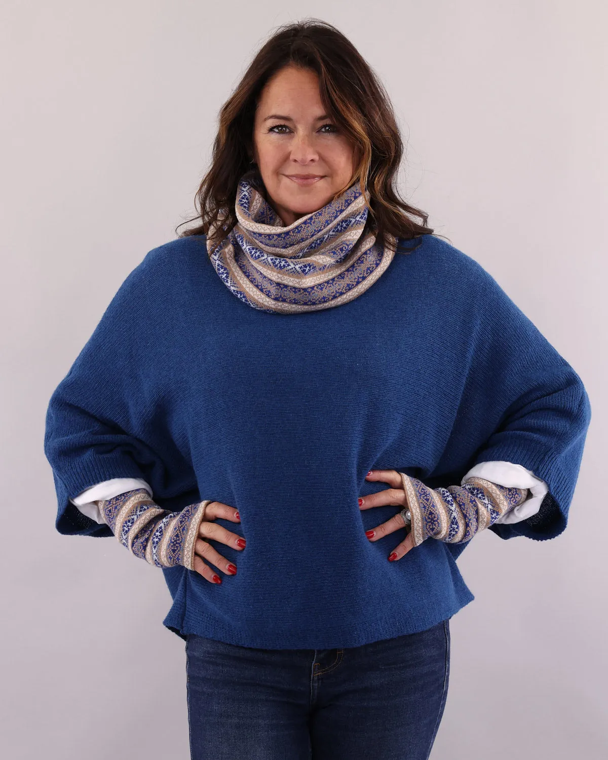 Cashmere Blend Fairisle Snood