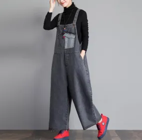 Casual Spring Denim Overall Women Jumpsuits PZ97251