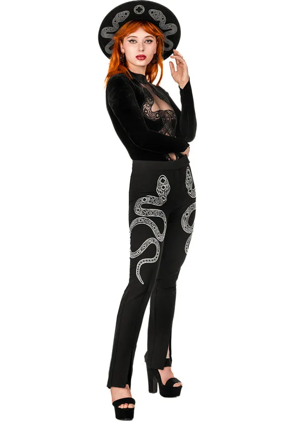 Cathedral Snake | EMBROIDERED PANTS*