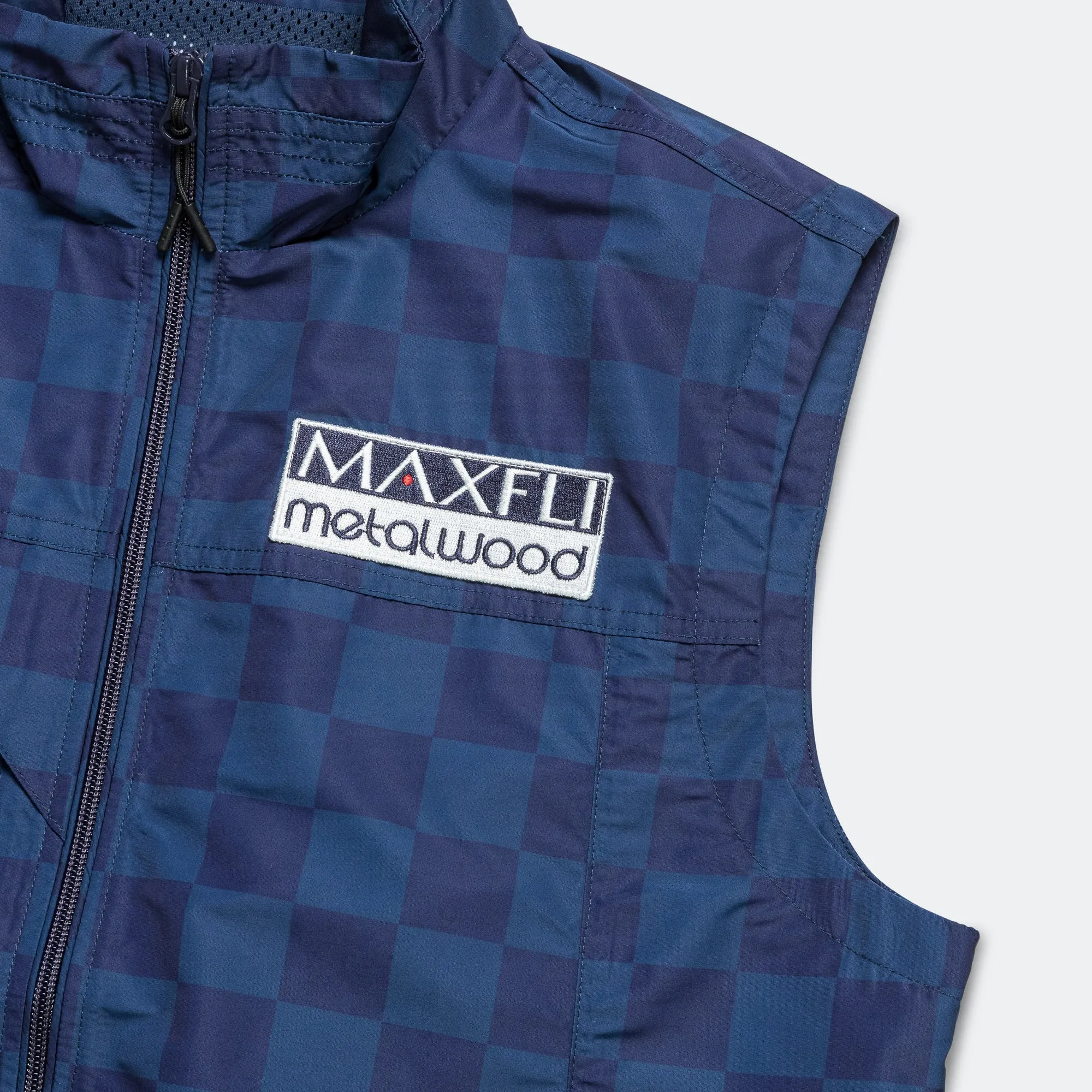 Checkered Tech Vest x Maxfli - Blue