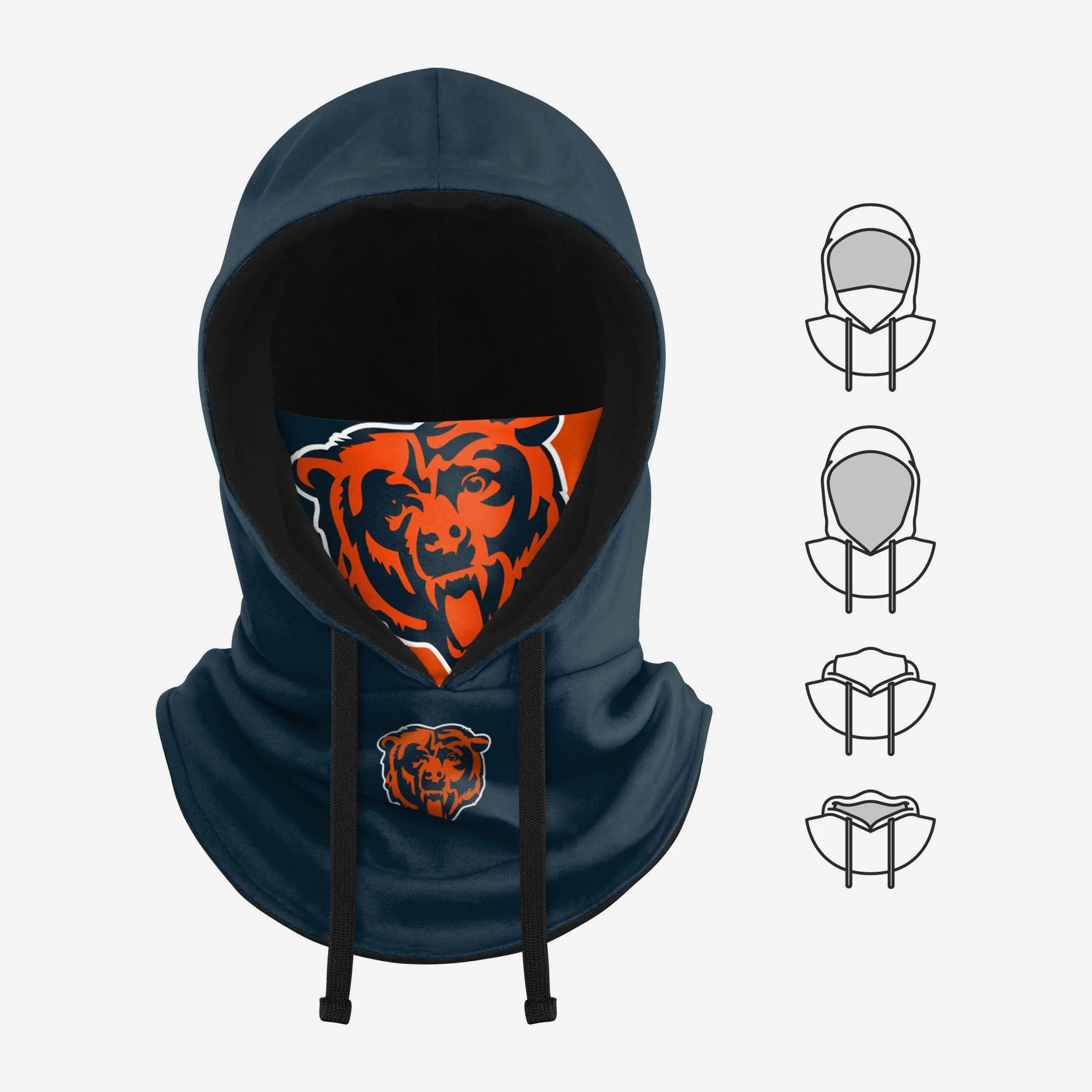 Chicago Bears Drawstring Hooded Gaiter