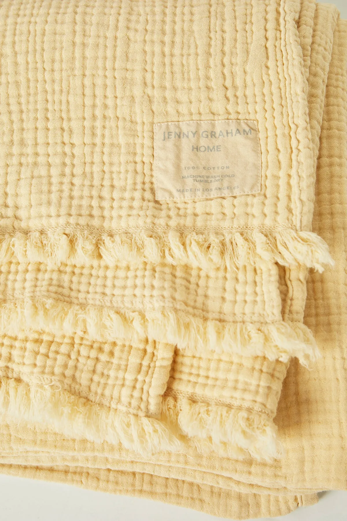 COTTON GAUZE THROW