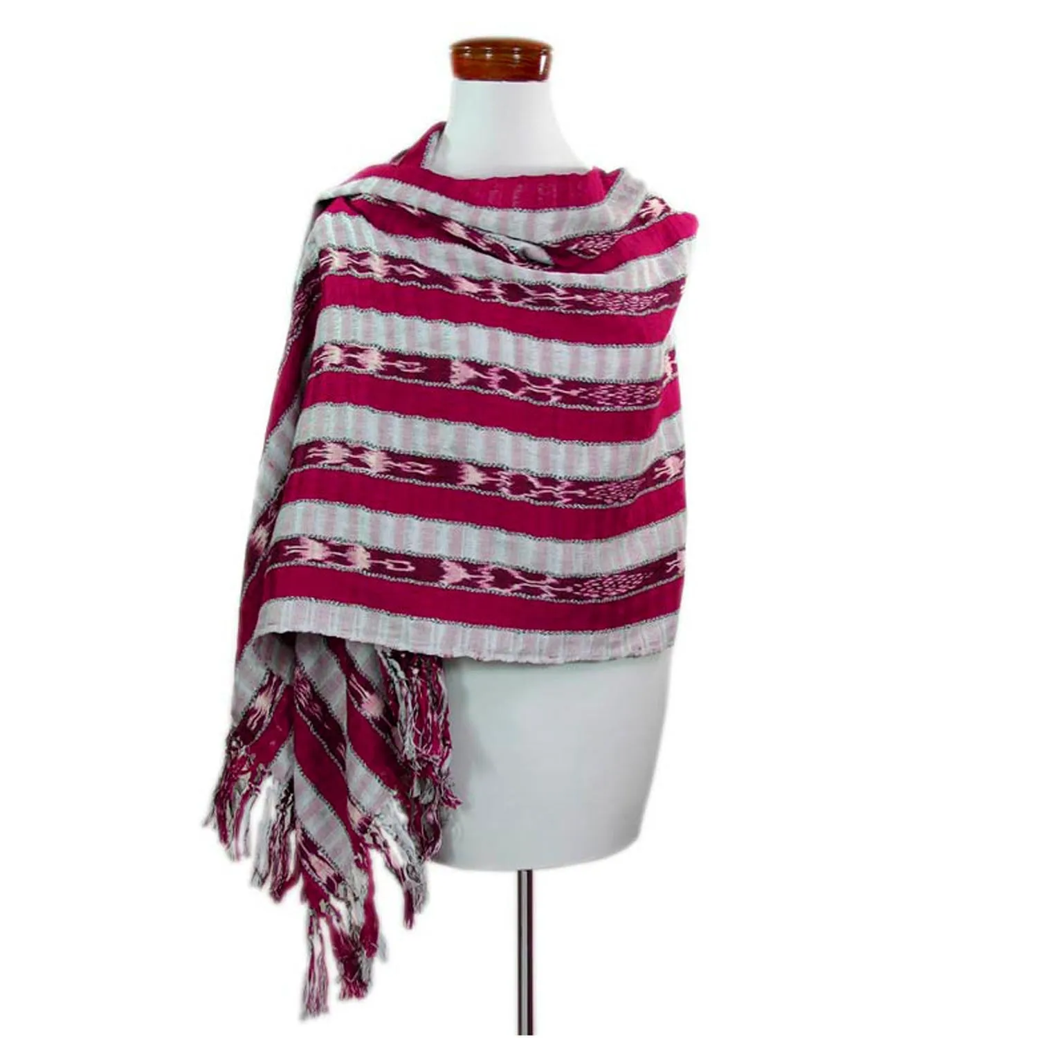 Cotton shawl - Tradition | NOVICA