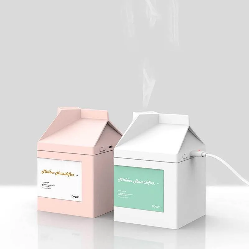 Creative USB Milk Box Humidifier