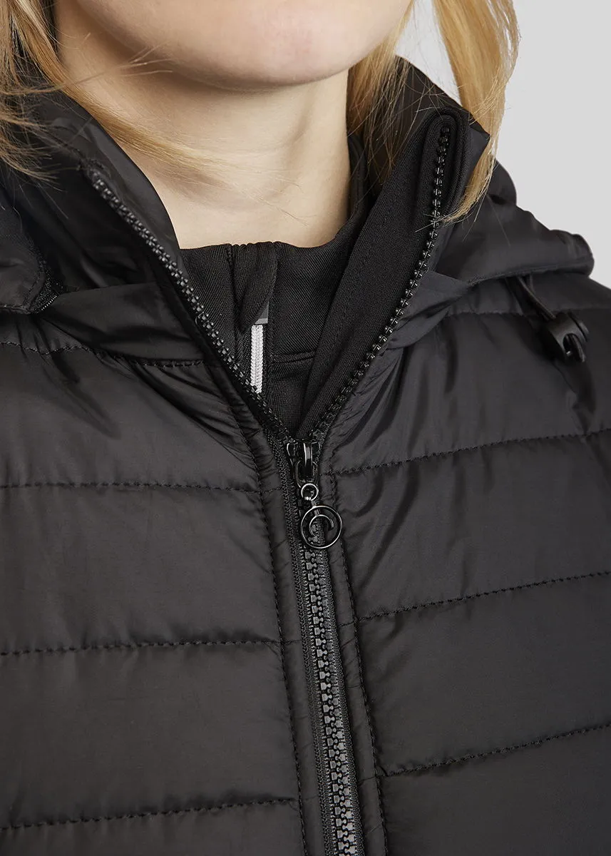 CURVE MoKate Long Quilted Jacket - Black