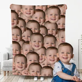 Custom Face Blanket Personalized Photo Blanket Funny Memorial Blanket with Face Pet Blankets Gifts Baby Gift