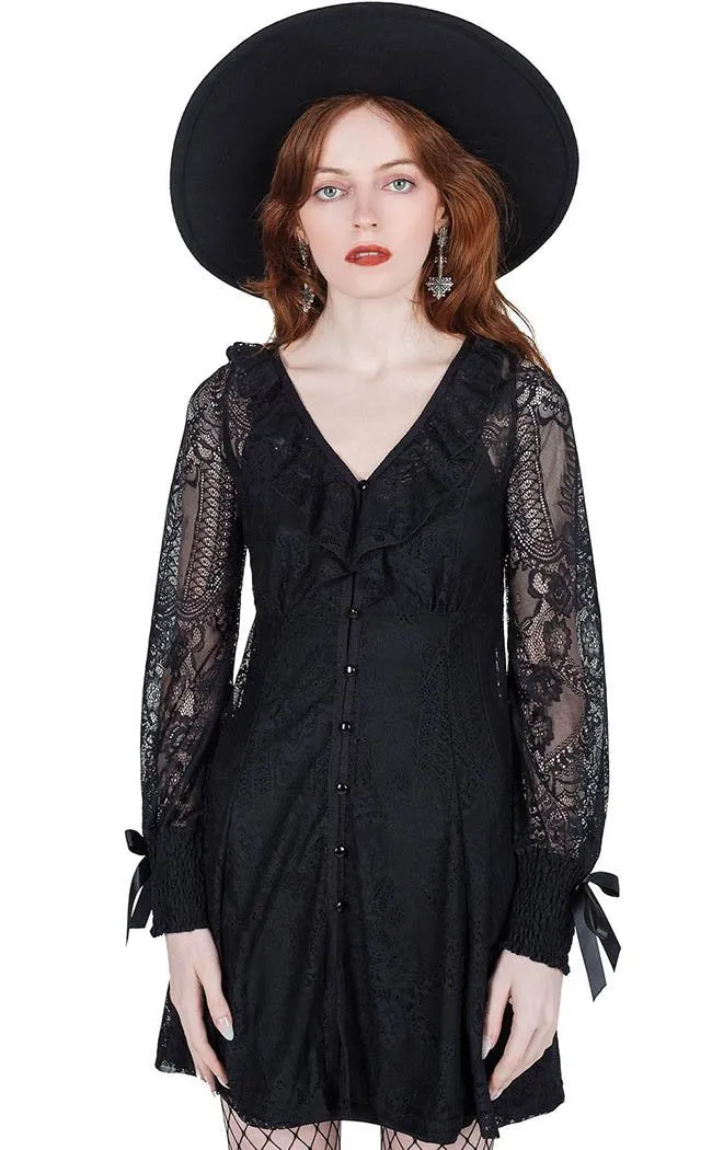 Cybele Lace Dress | Black