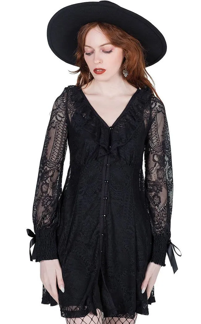 Cybele Lace Dress | Black