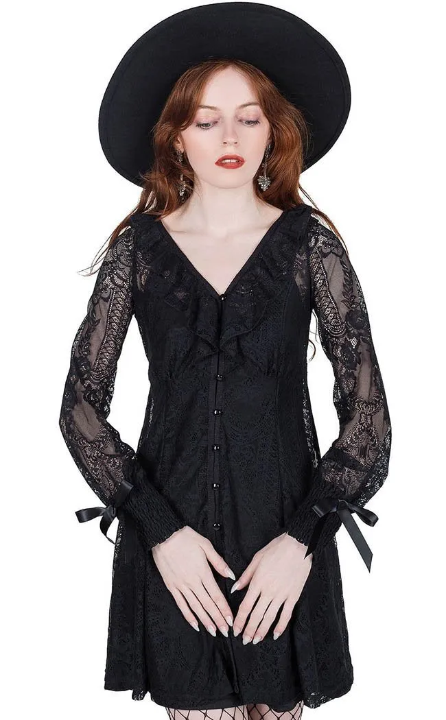 Cybele Lace Dress | Black