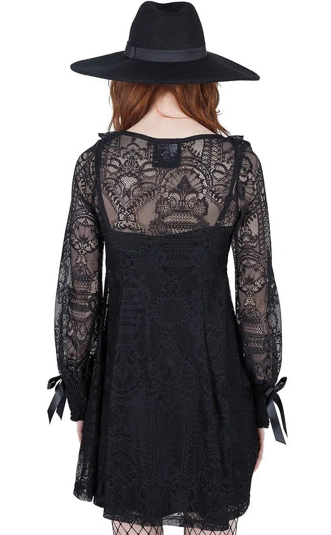 Cybele Lace Dress | Black