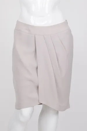 David Lawrence Beige Pleated Front Skirt 14