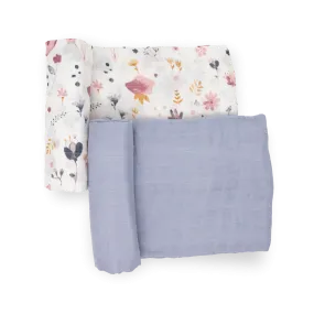 Deluxe Muslin Swaddle Blanket 2 Pack - Fairy Gardens