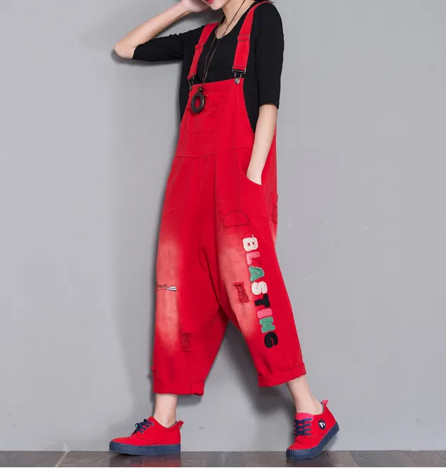 Denim Casual Spring Denim Overall Women Jumpsuits QY4