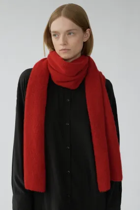 DUSTIN SCARF - CARDINAL RED - SILK/CASHMERE