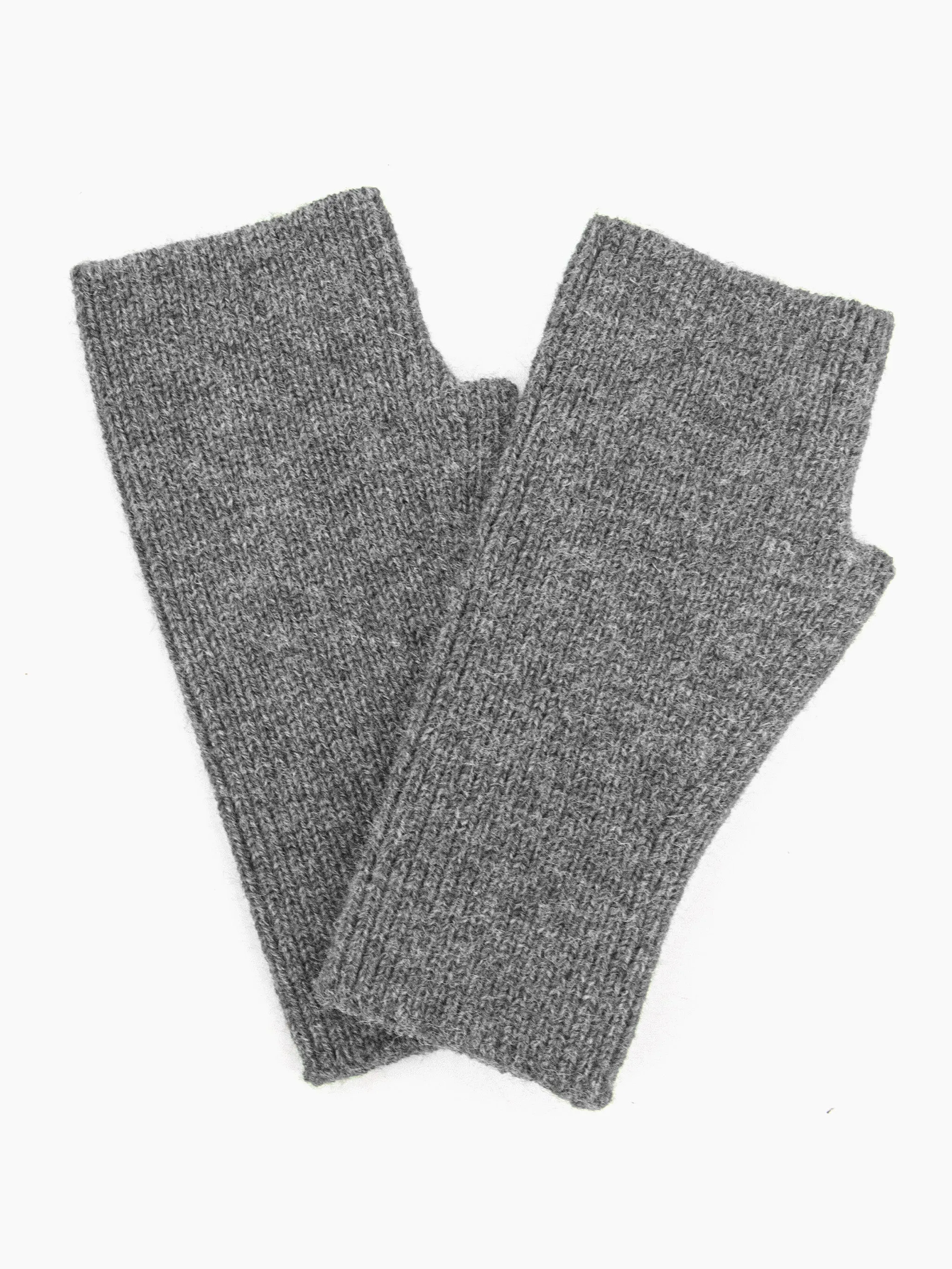 Dylan Wrist Warmers - Dark Grey, Knitted