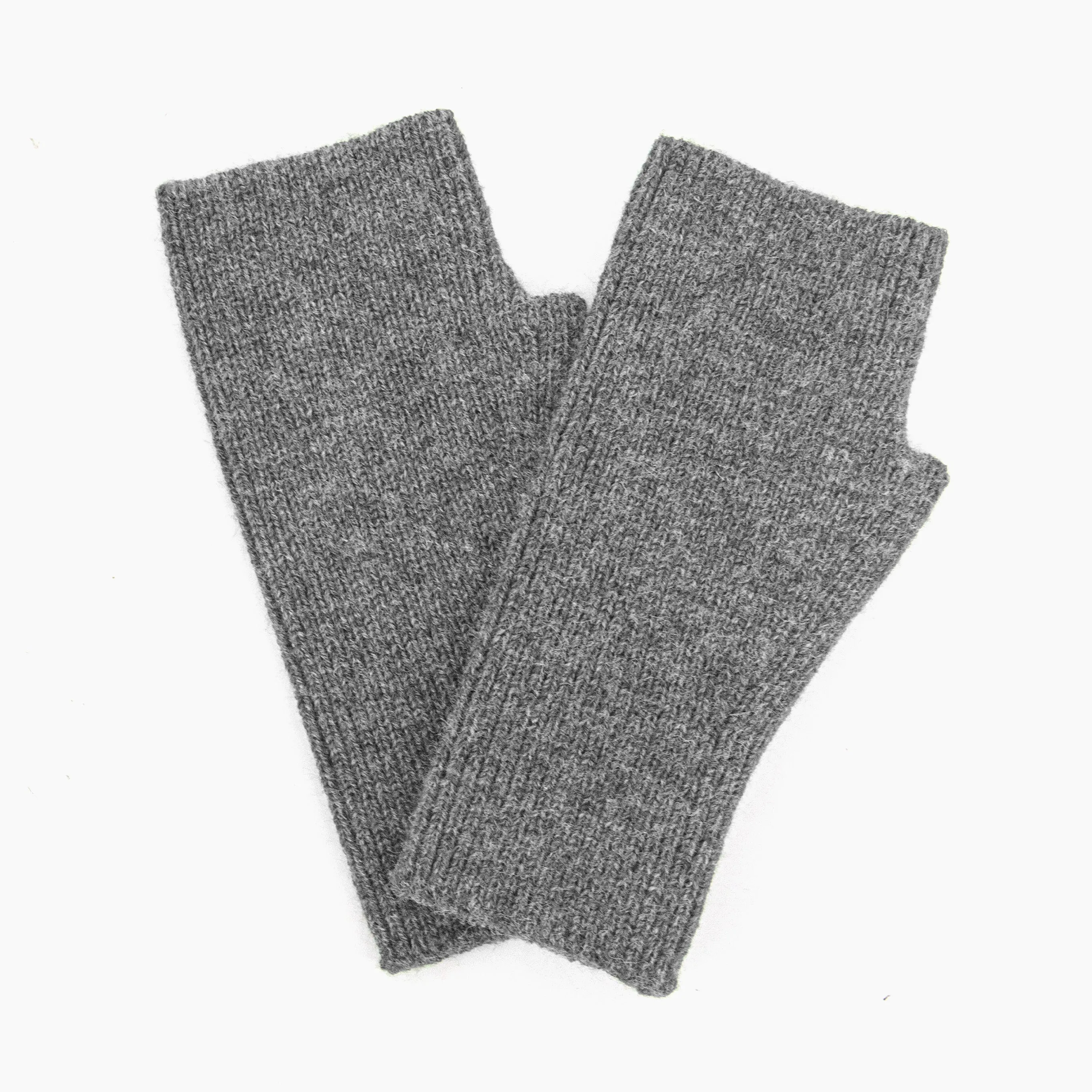 Dylan Wrist Warmers - Dark Grey, Knitted