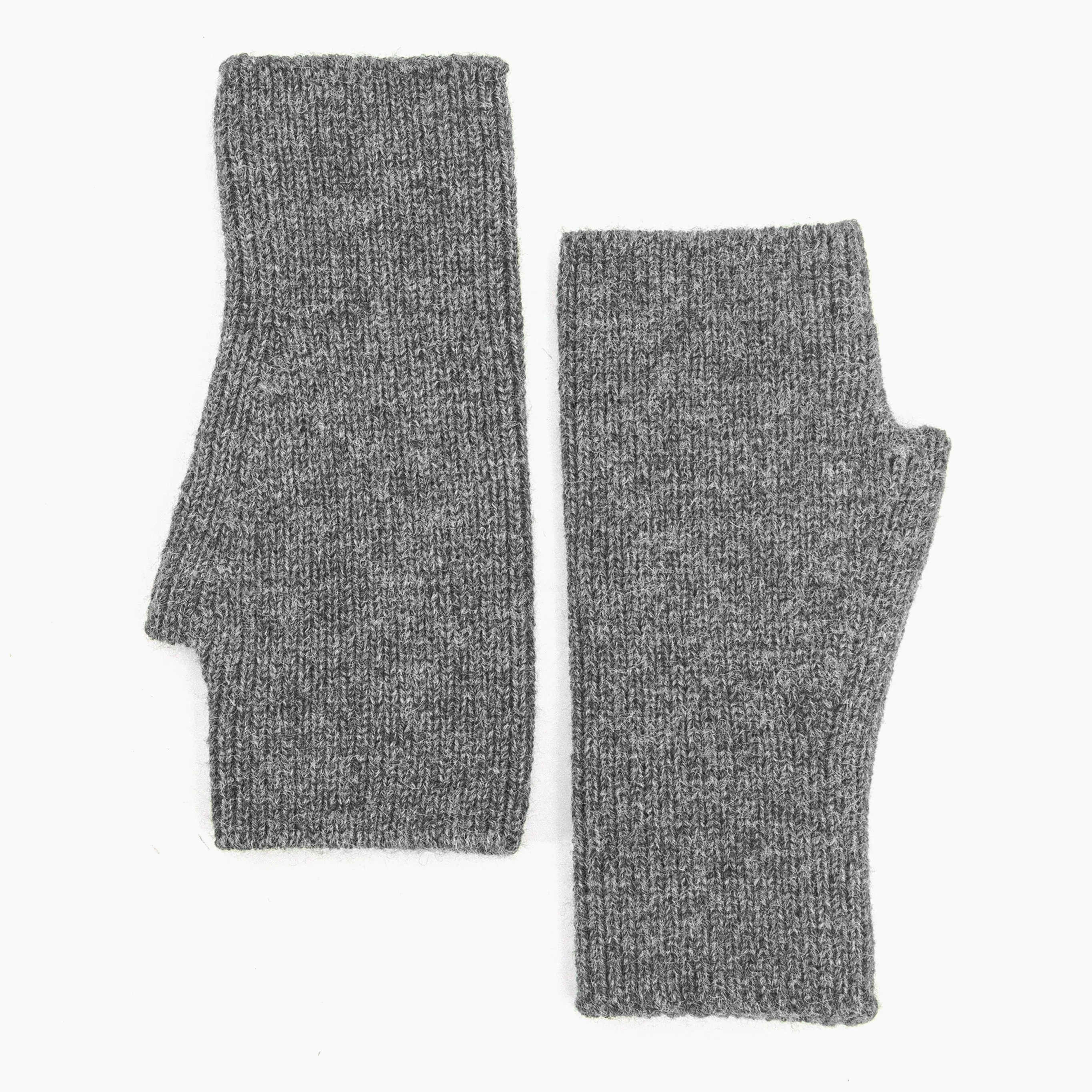 Dylan Wrist Warmers - Dark Grey, Knitted