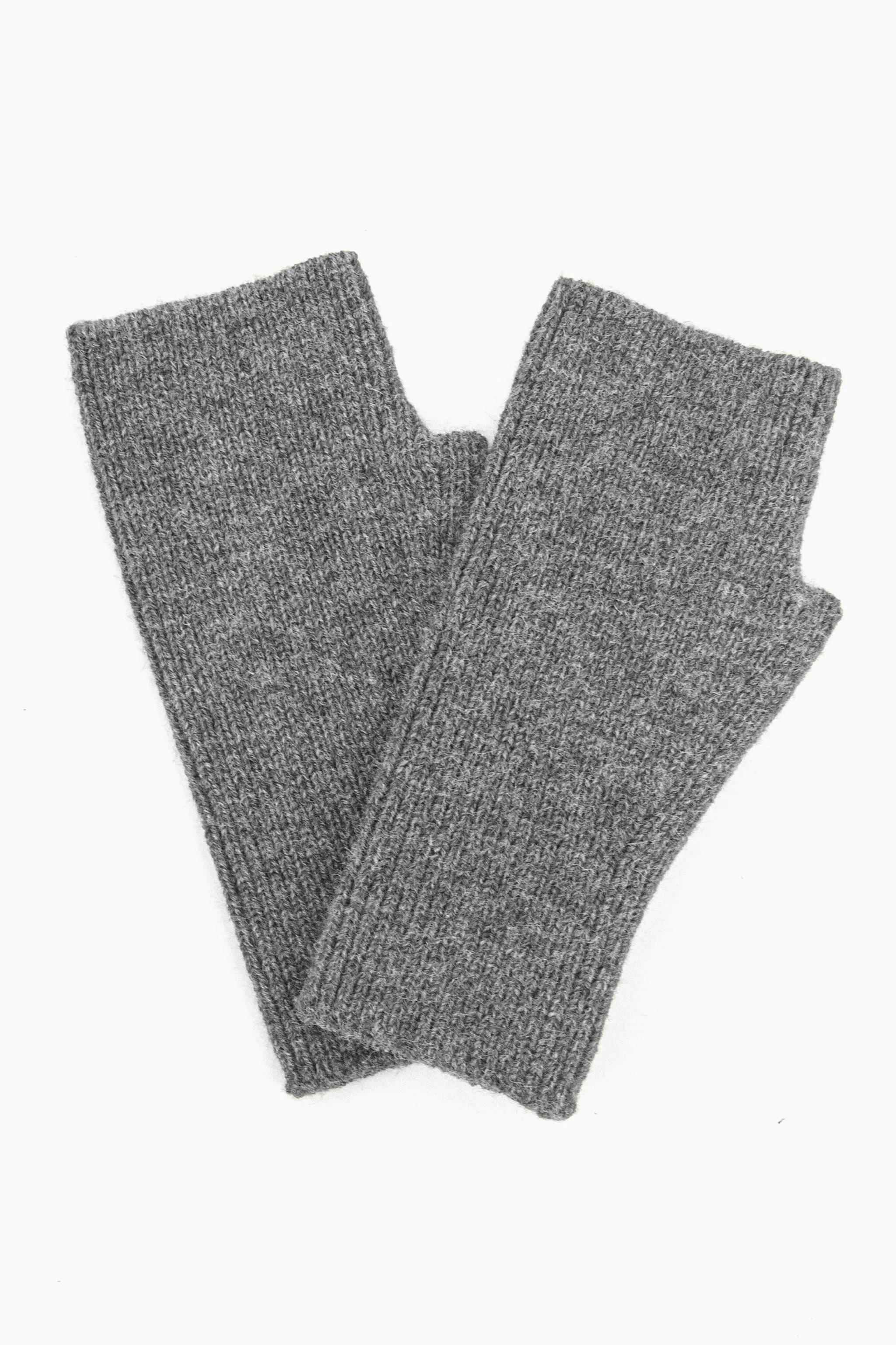 Dylan Wrist Warmers - Dark Grey, Knitted