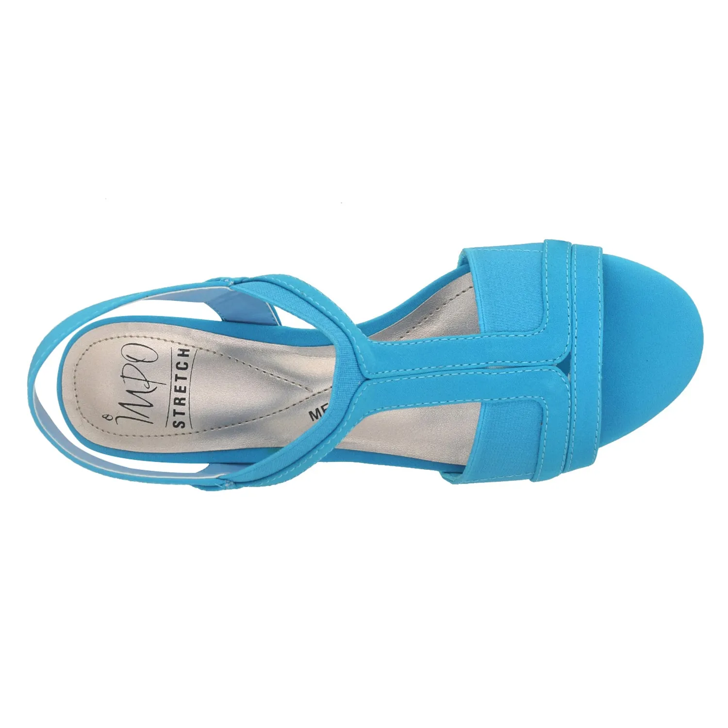 Eara Stretch Dress Sandal with Memory Foam