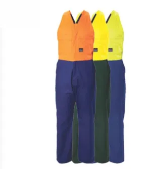 Easy Action, Polycotton, Hi Vis Conceal Zip Overall