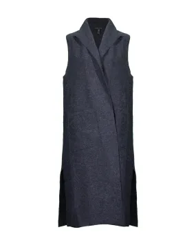 Eileen Fisher Boiled Wool Long Vest