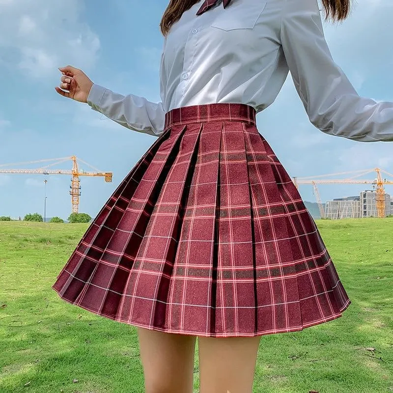 Electric Plaid Skirt (17 Colors)