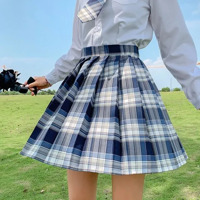 Electric Plaid Skirt (17 Colors)