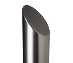 Essentials 304 Stainless Steel Mitre Top Bollard