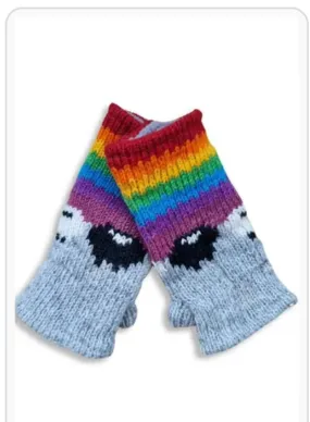 Fairtrade Handknit Sheep Arm Warmers