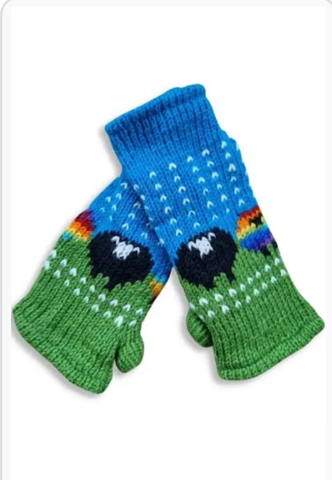 Fairtrade Handknit Sheep Arm Warmers