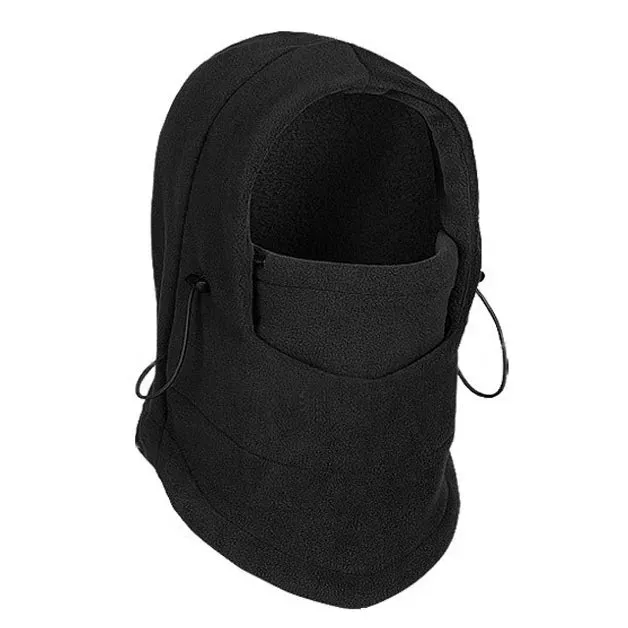 Fashion Winter Thermal Fleece Hat Winter Men Women Hats Hood Bike Windproof Face Balaclava Hat Neck Warmer Hiking Scarves Hats