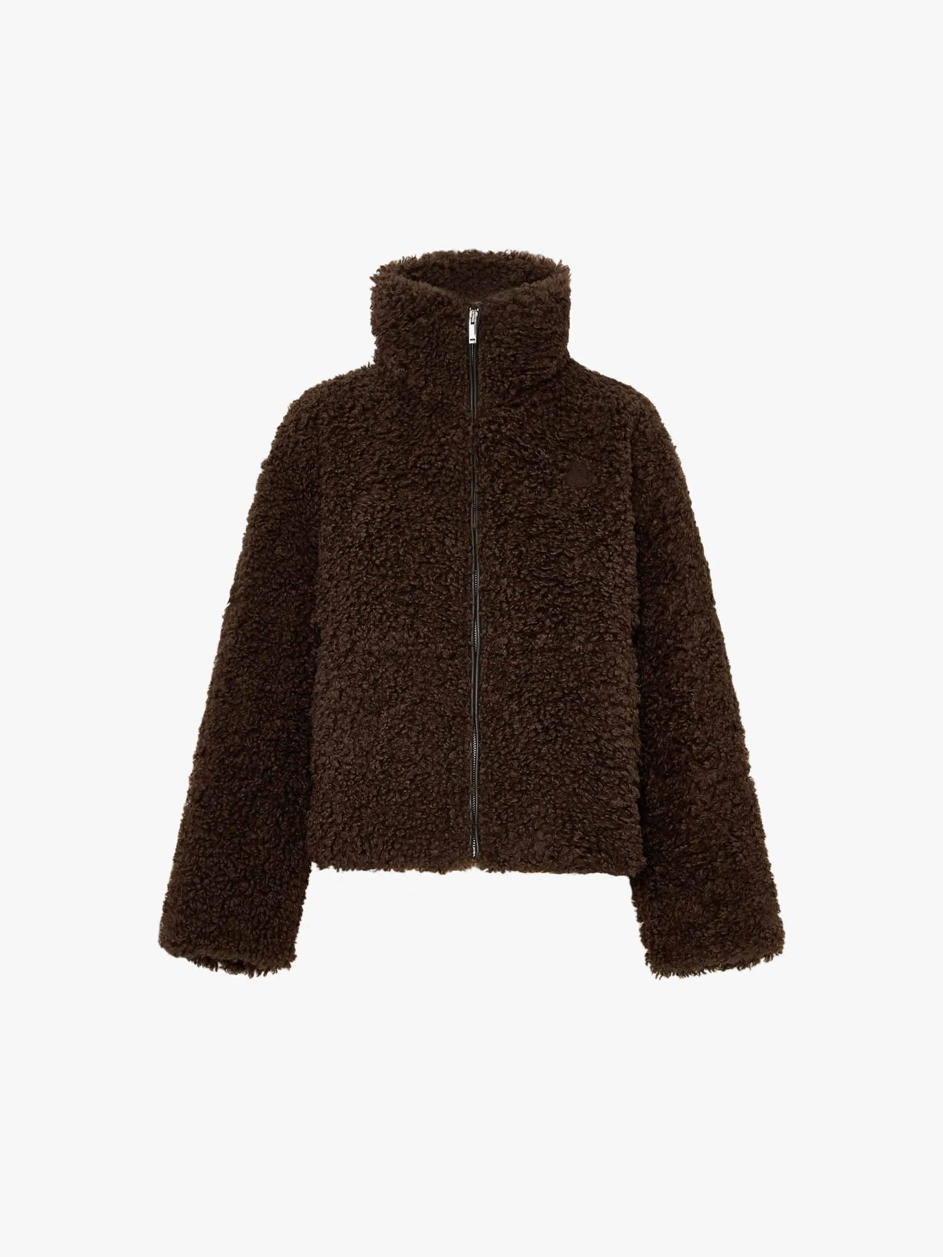 Faux Shearling Quilted Jacket