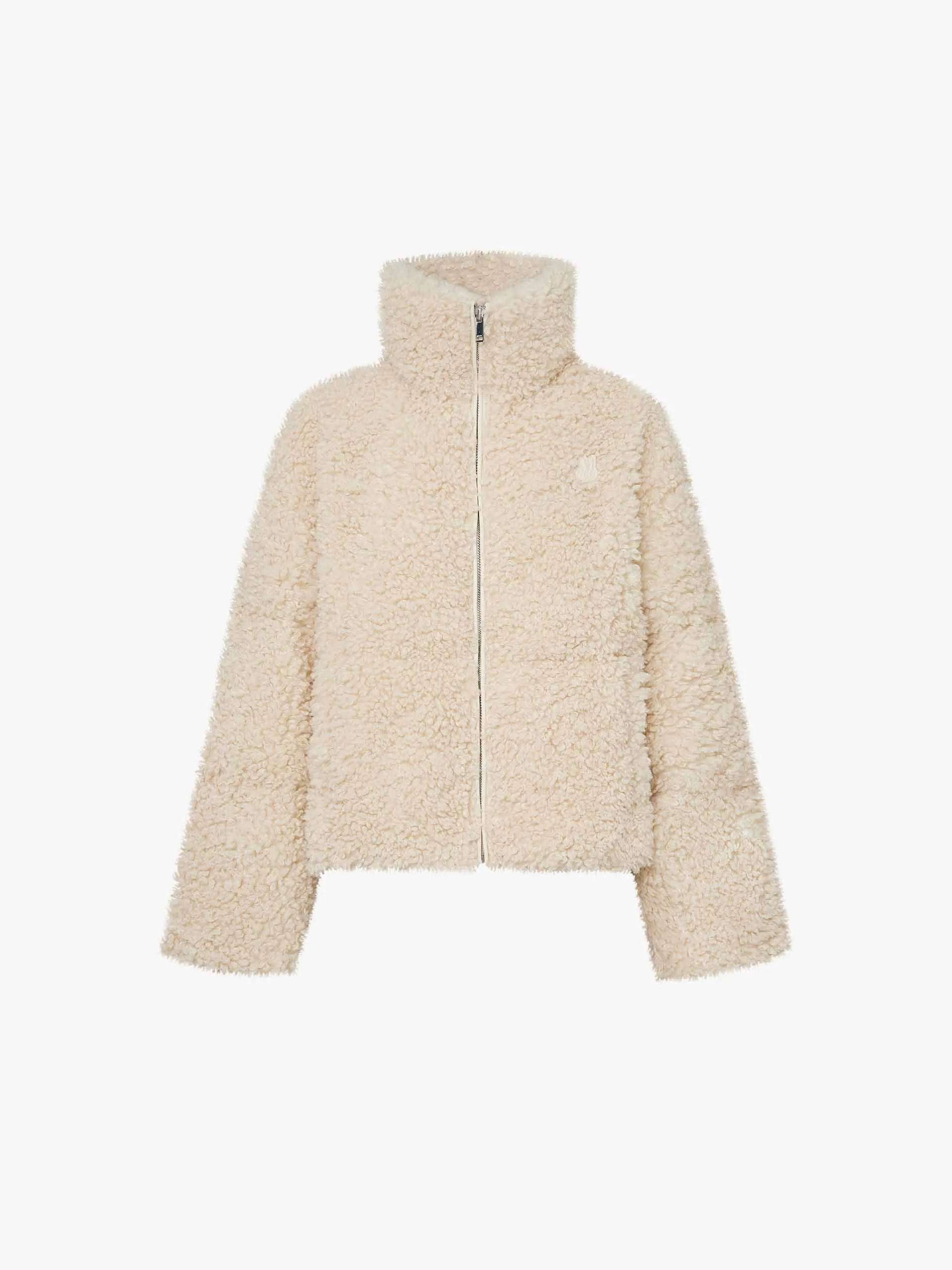 Faux Shearling Quilted Jacket