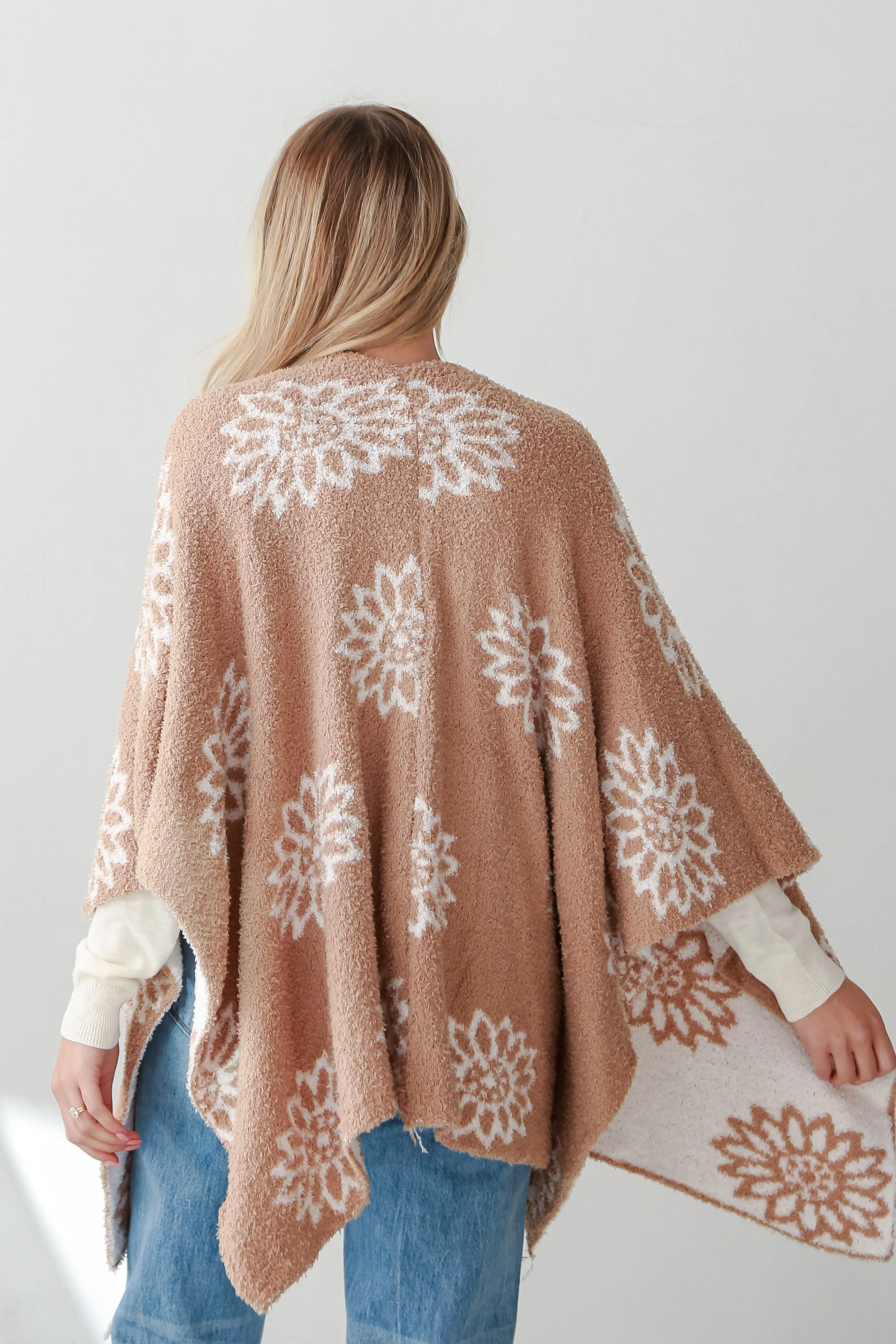 FINAL SALE - Always The Coziest Beige Luxe Knit Shawl - DOORBUSTER