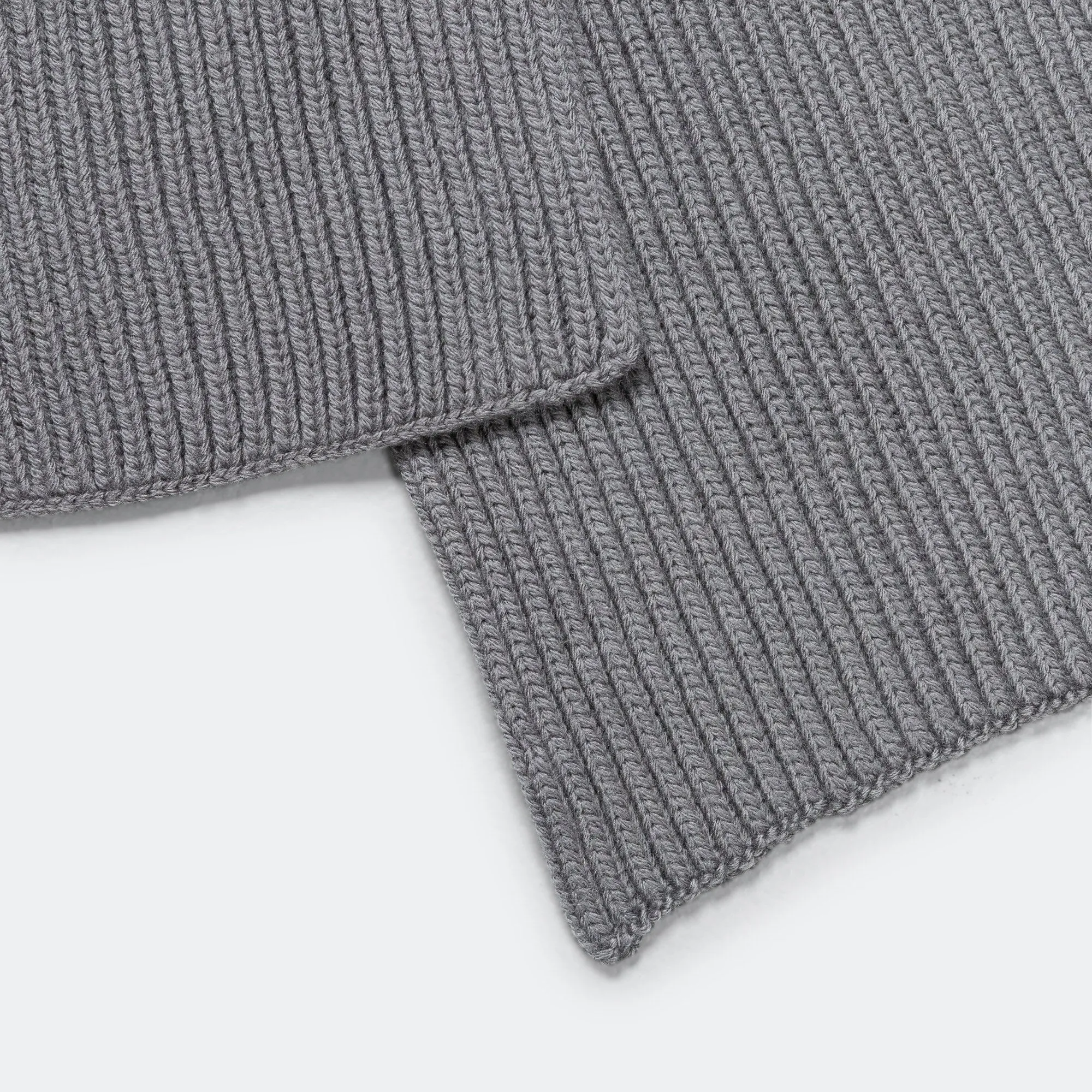 Fisherman Rib Scarf - Castelrock Wool