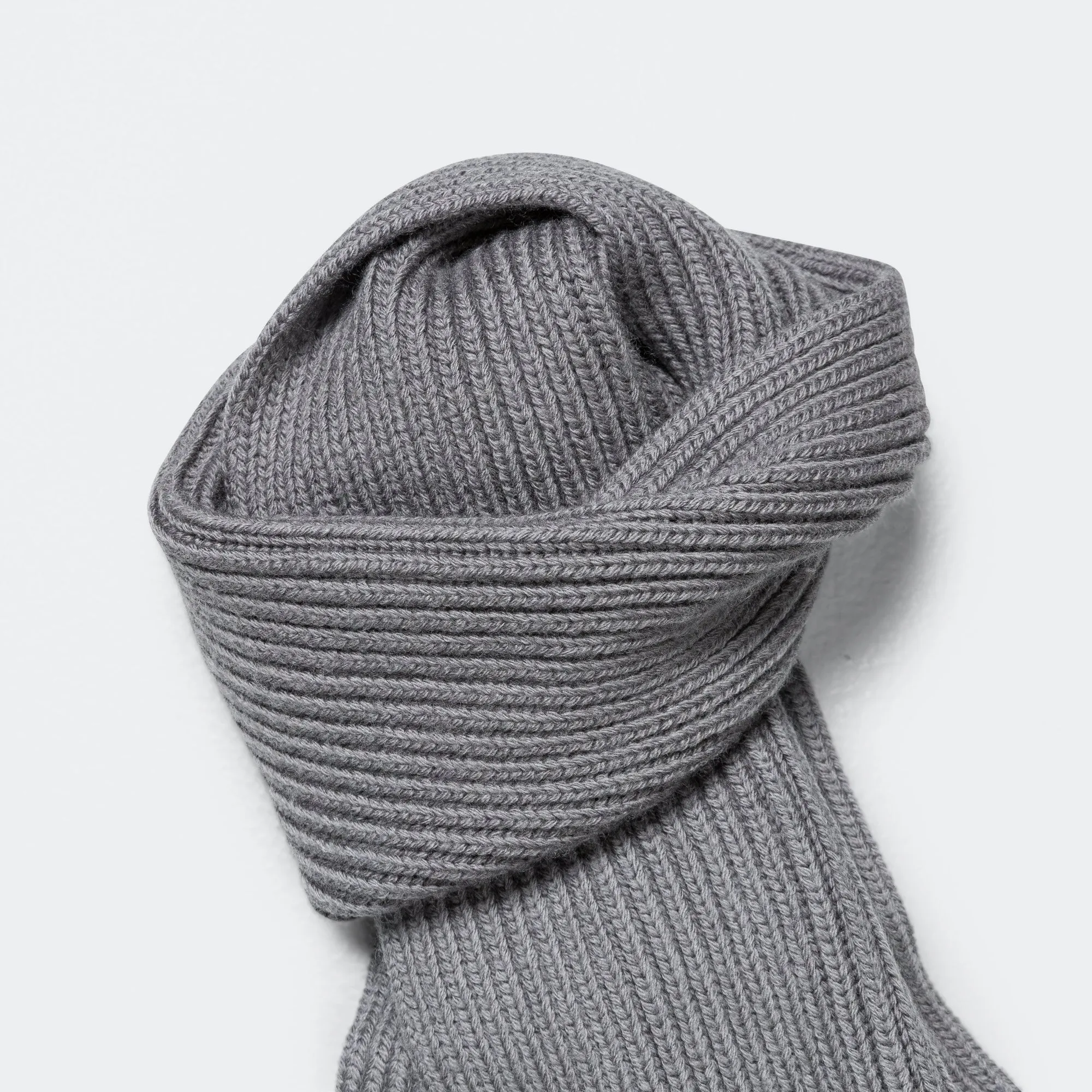 Fisherman Rib Scarf - Castelrock Wool