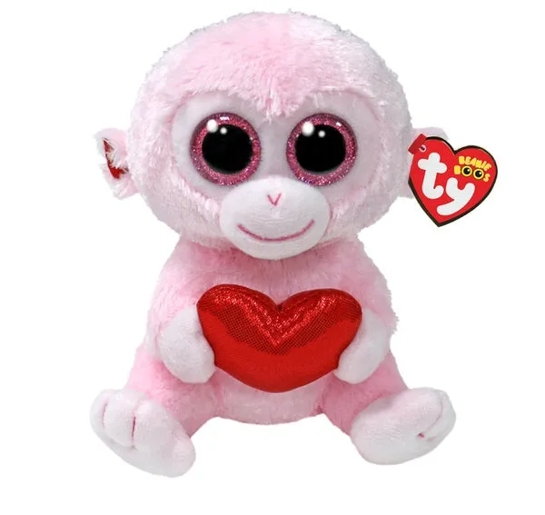 Gigi Valentine Monkey Beanie Boo