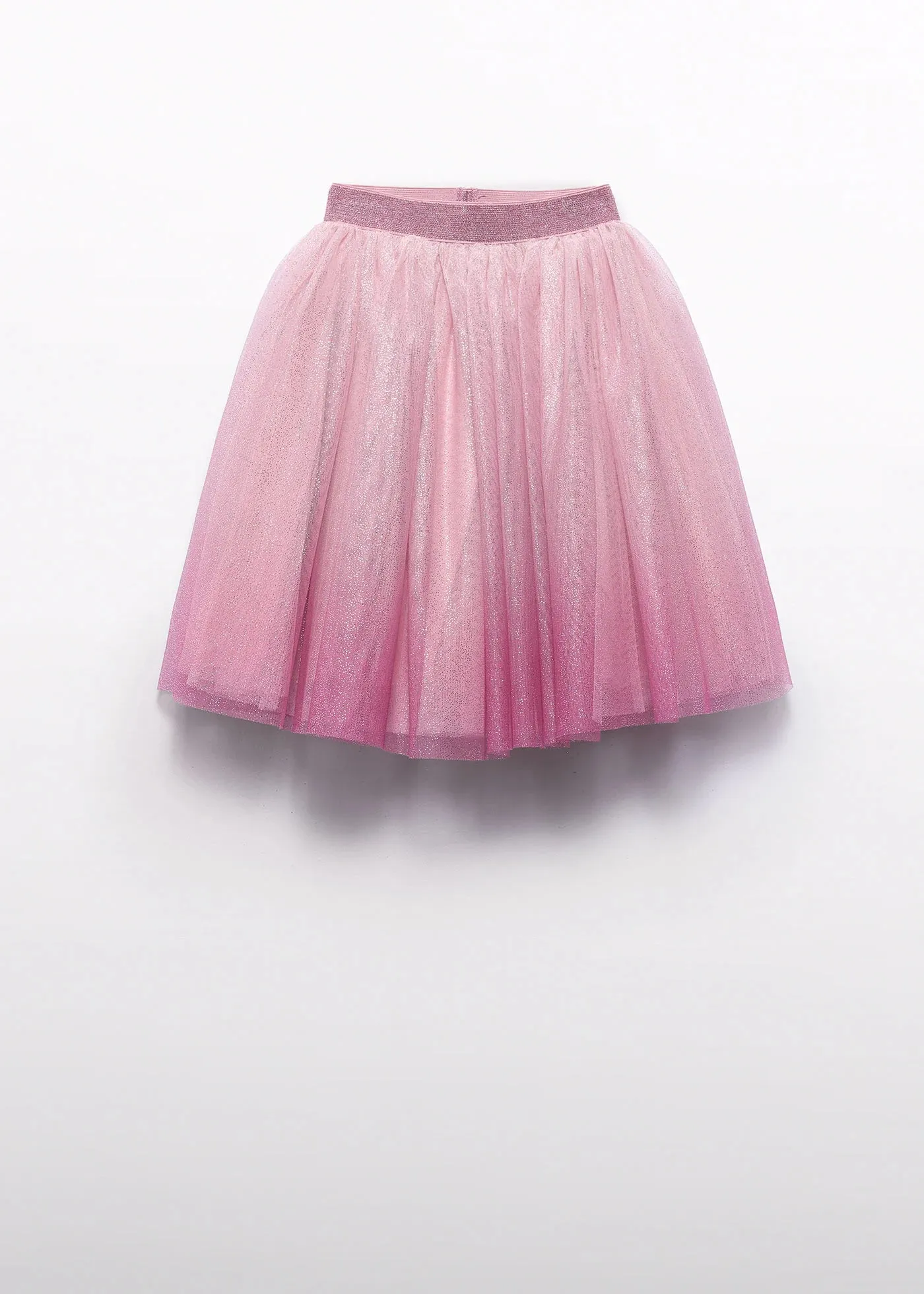 Girls pleated tulle skirt