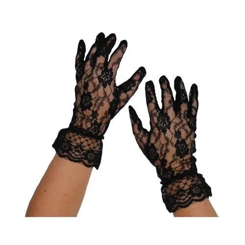 Gloves Black Lace