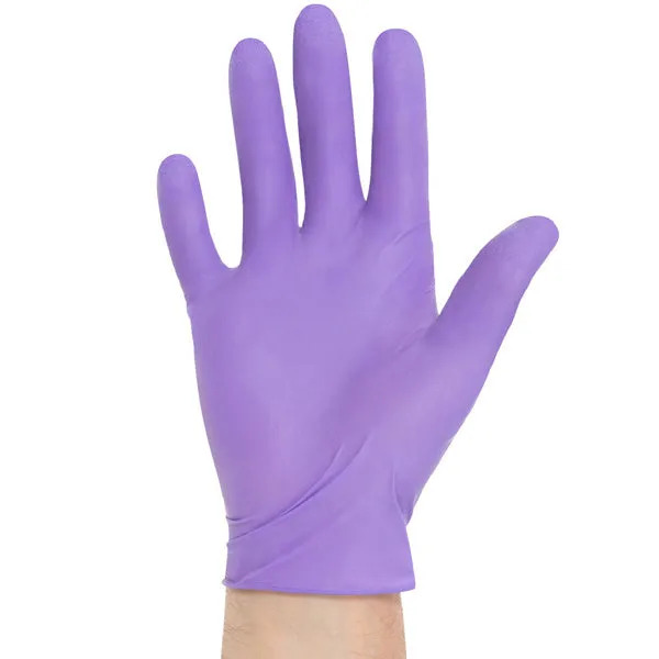 Halyard Sterile Purple Nitrile Gloves, Packed Per Pair, 50 Pair Per Box