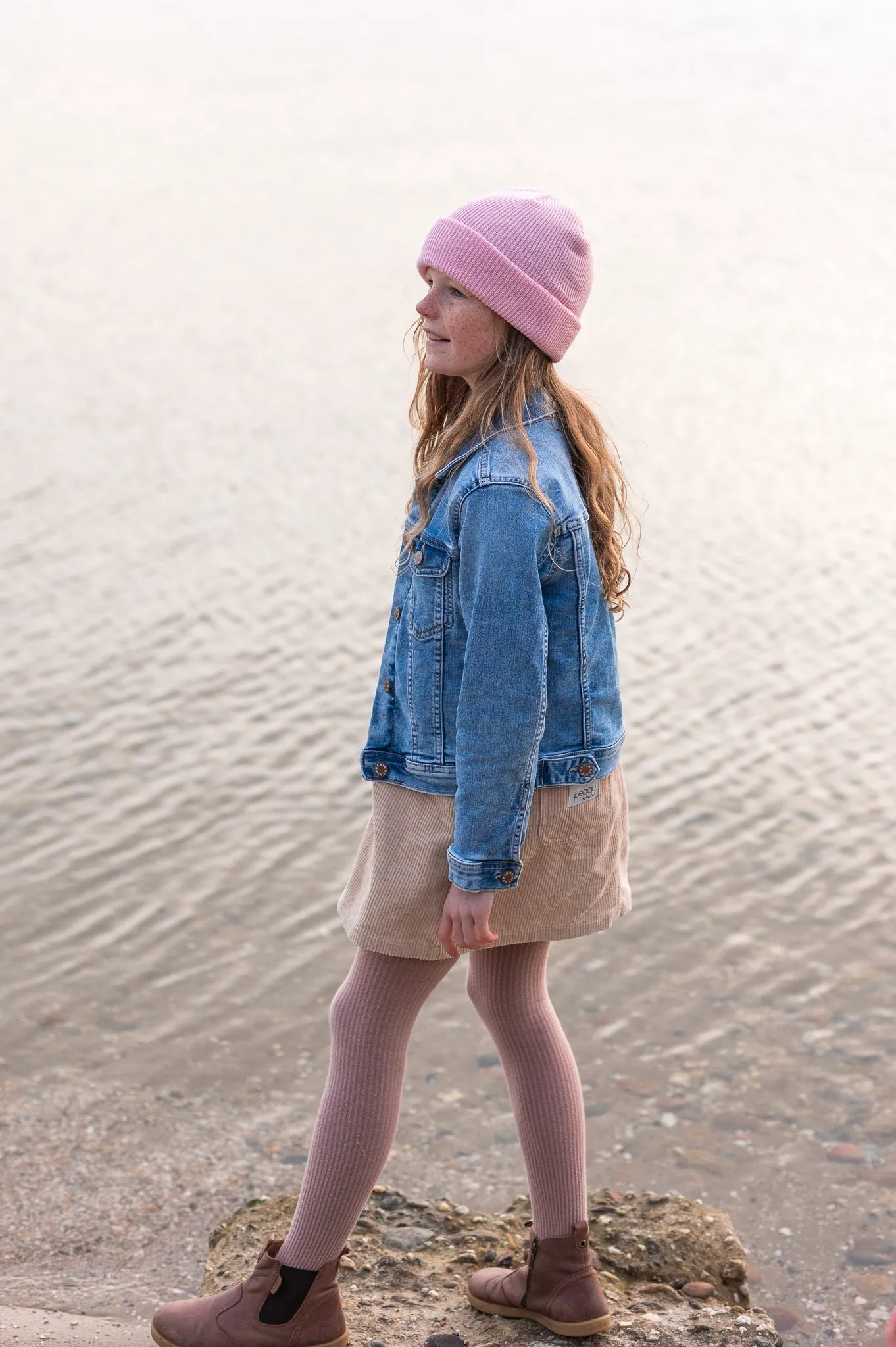 Hipster Merino Beanie Pink