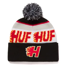 HUF ENFORCER POM BEANIE - BLACK