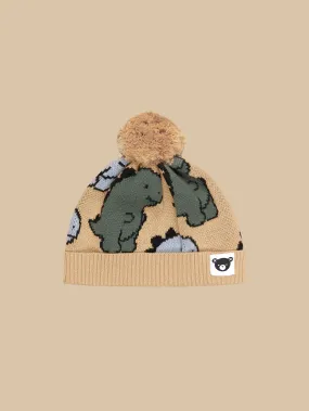 Huxbaby Rex Knit Beanie - Pebble