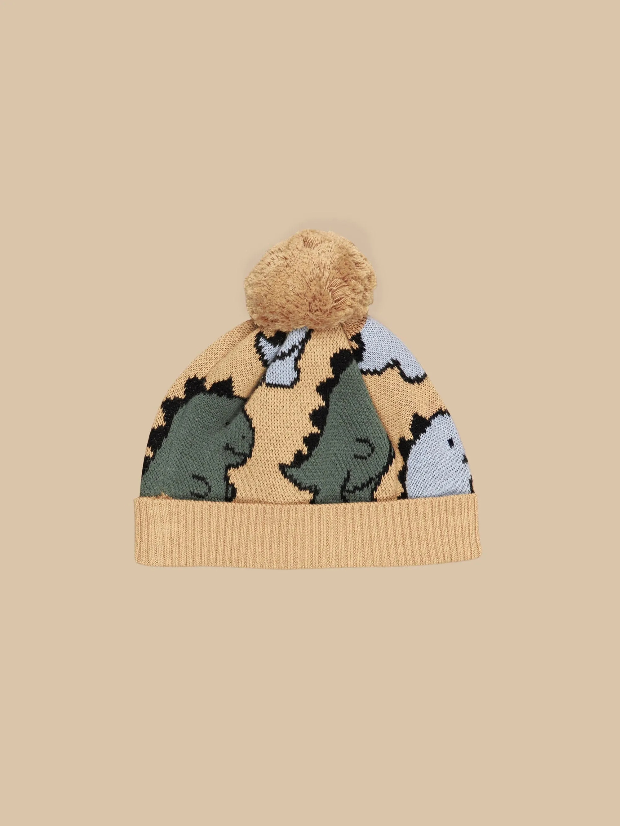 Huxbaby Rex Knit Beanie - Pebble