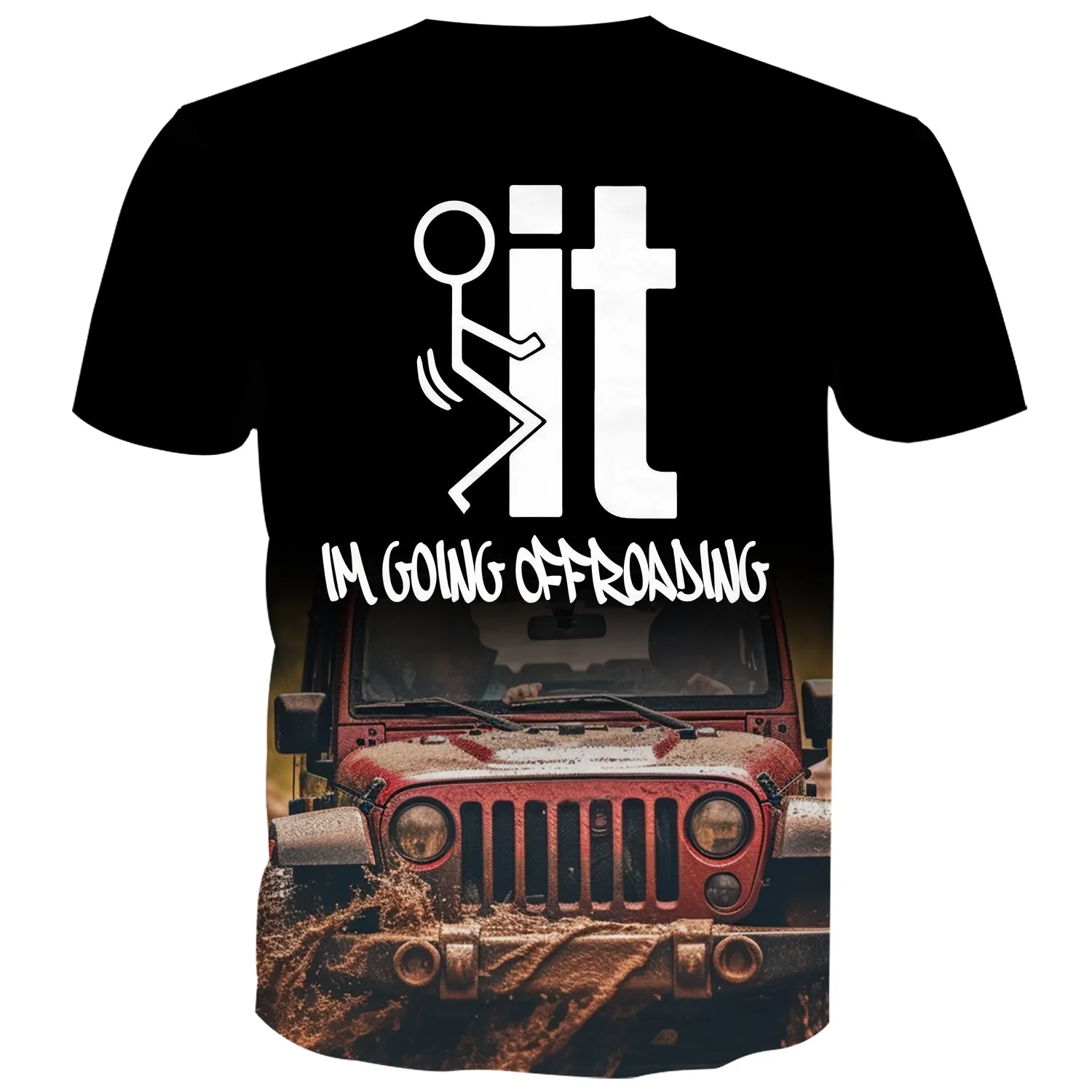 I am going offroading T-Shirt for Men - Adventure-themed Tee